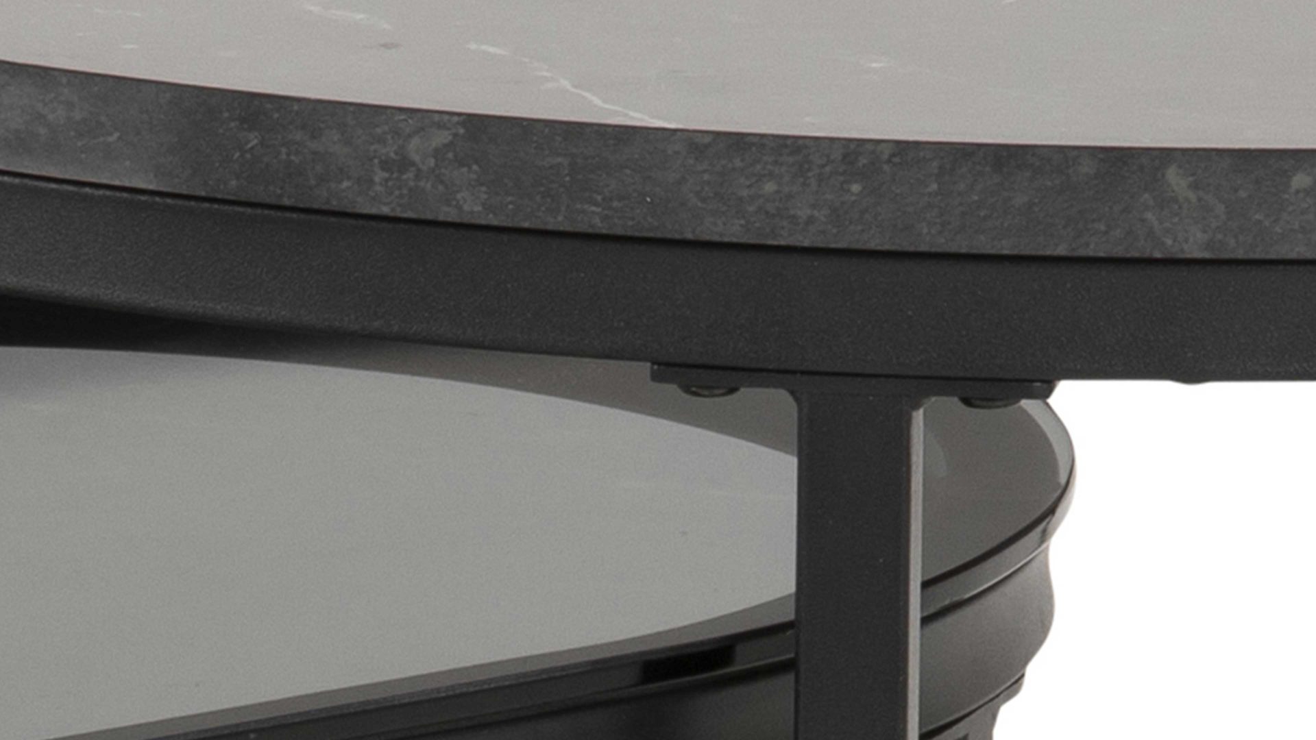 Couchtisch Actona group aus Holz in Schwarz Couchtisch-Set Spiro Schwarz – zweiteilig