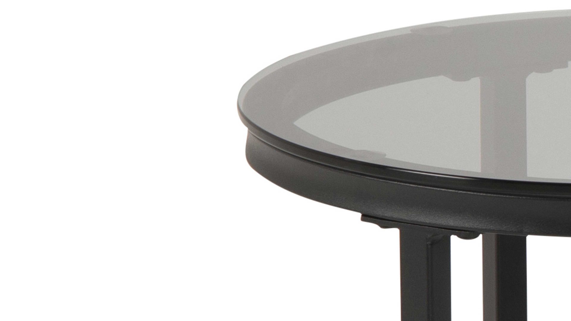 Couchtisch Actona group aus Holz in Schwarz Couchtisch-Set Spiro Schwarz – zweiteilig