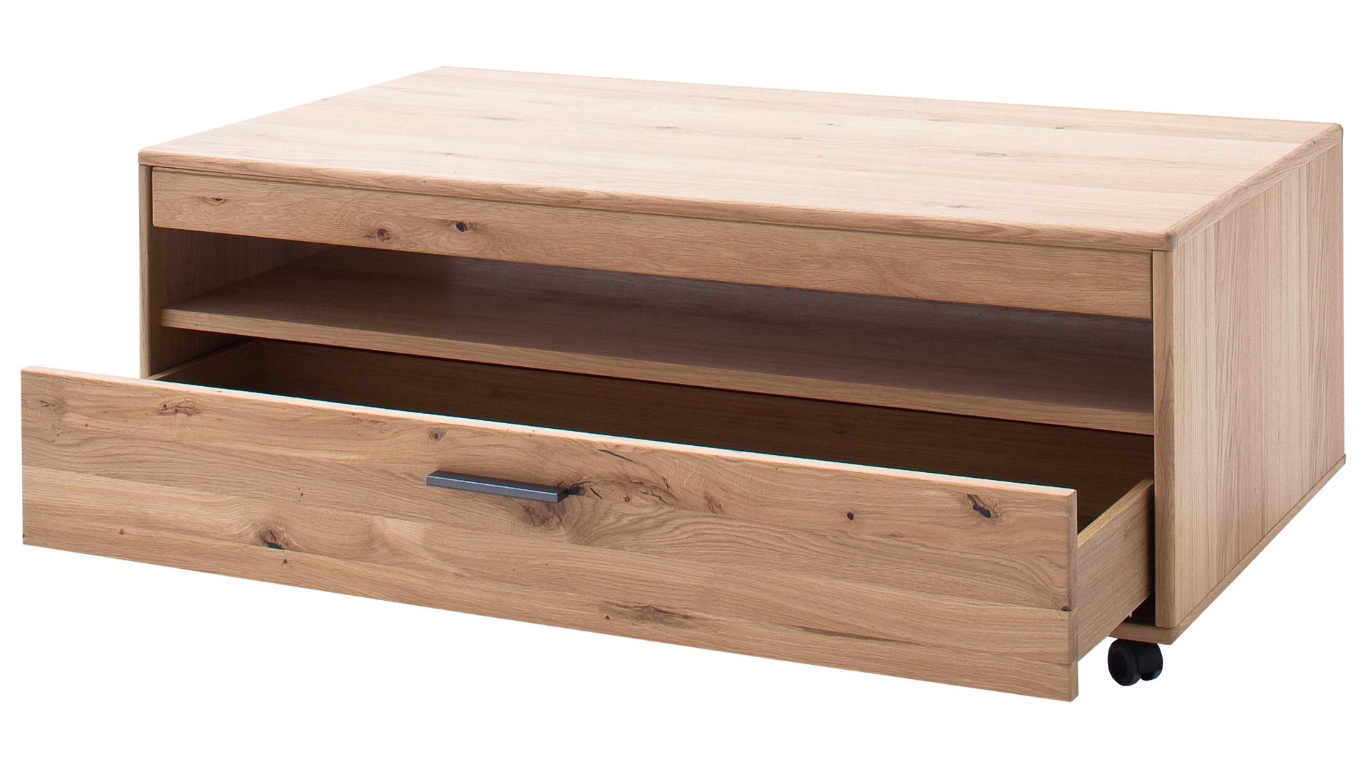 Couchtisch Mca furniture aus Holz in Holzfarben Wohnprogramm Portland - Couchtisch Bianco geölte Asteiche – ca. 115 x 65 cm