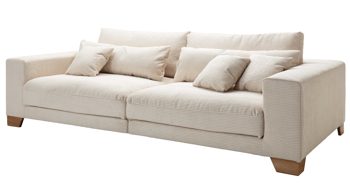Bigsofa A. z. iwaniccy aus Stoff in Beige Bigsofa Play beiger Breitcord - Länge ca. 286 cm