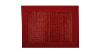 Webteppich Golze | astra aus Naturfaser in Dunkelrot ARMADA Teppich Cancun rubinroter Sisal - ca. 140 x 200 cm
