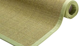 Webteppich Golze | astra aus Naturfaser in Grün ARMADA Teppich Cancun heufarbener Sisal - ca. 165 x 235 cm