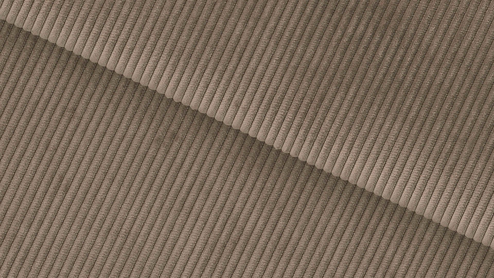 Vierfußstuhl Actona group aus Stoff in Beige Polsterstuhl Eris beiger Feincord Wind 70 & schwarze Metallfüße