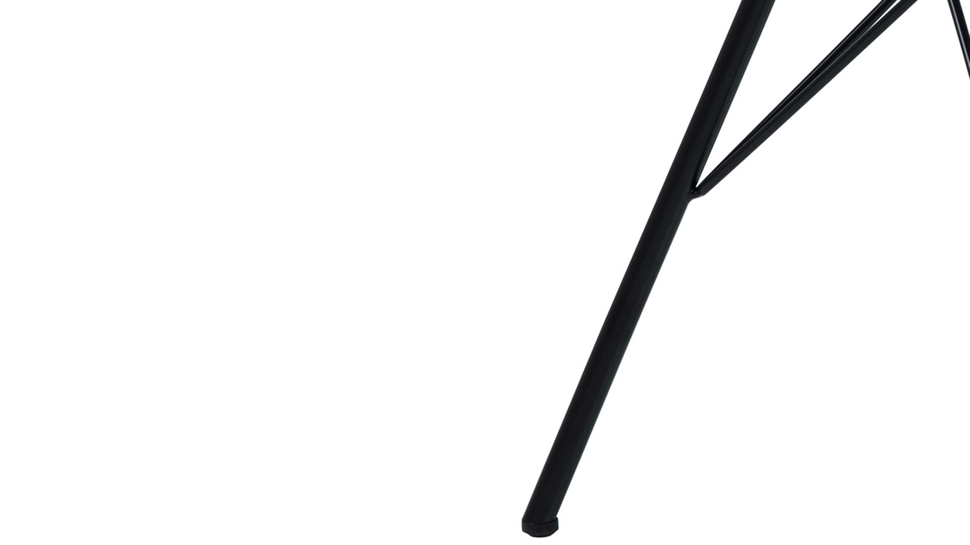 Vierfußstuhl Actona group aus Stoff in Gelb Polsterstuhl Eris gelber Feincord Wind 90 & schwarze Metallfüße