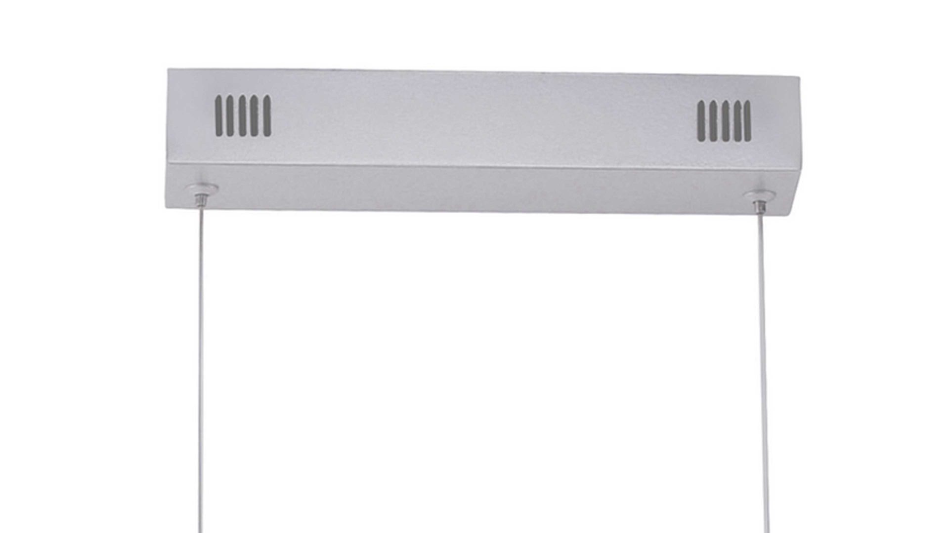 Pendelleuchte Just light. (leuchtendirekt) aus Metall in Hellgrau JUST LIGHT. Serie Curls - Hängeleuchte Silber - Länge ca. 99 cm