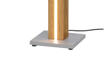 Stehleuchte Spot light aus Textil in Weiß SPOT LIGHT Stehleuchte Yaren Eiche & Weiß - Höhe ca. 155 cm