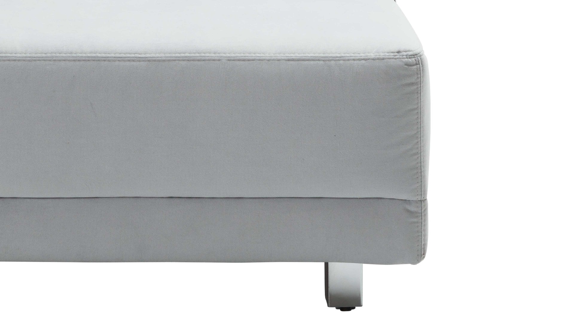 Schlafsessel Restyl aus Stoff in Hellgrau Faltsessel Fringo blaugrauer Stoffbezug 55-6563 - Breite ca. 85 cm