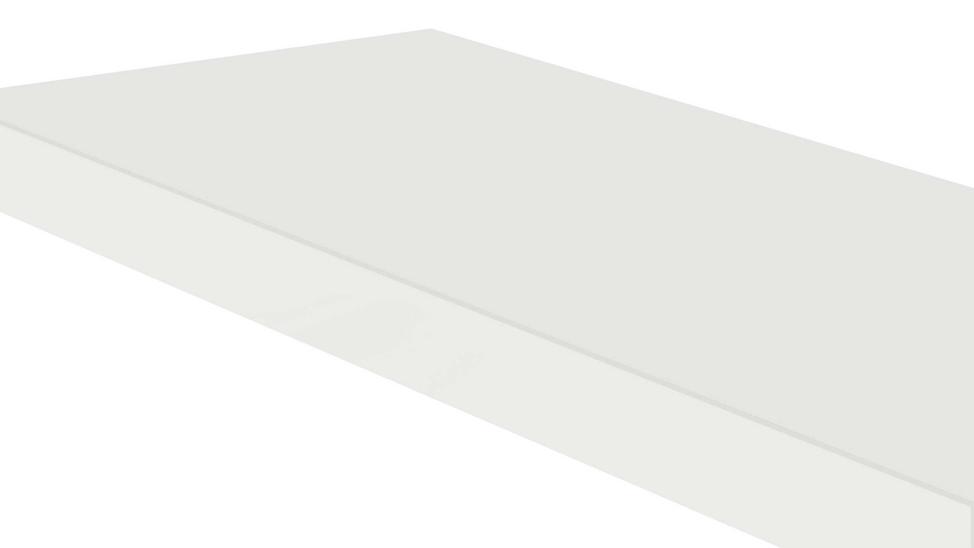 Wandregal Mäusbacher aus Holz in Weiß Wandsteckbord Mattweiß - Länge ca. 60 cm