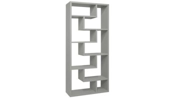 Raumteiler Mäusbacher i.i. aus Holz in Hellgrau Raumteiler Tetrix kreidegrauer Mattlack - ca. 90 x 199 cm