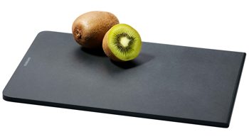 Schneidbrett Continenta aus Holz in Schwarz CONTINENTA Duracore - Schneidebrett schwarzer Recycling-Werkstoff – ca. 24 x 35 cm