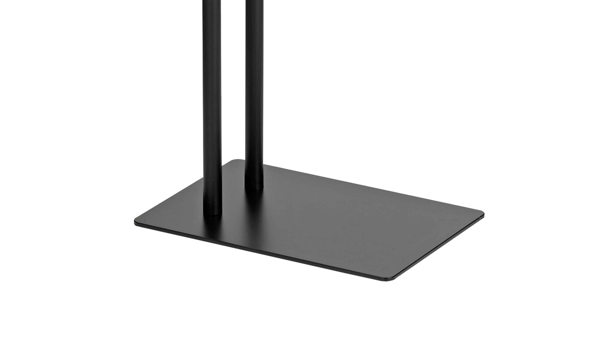 Handtuchhalter Kela | keck & lang aus Metall in Schwarz kela Handtuchhalter Style schwarzes Metall & Edelstahl – Höhe ca. 81 cm