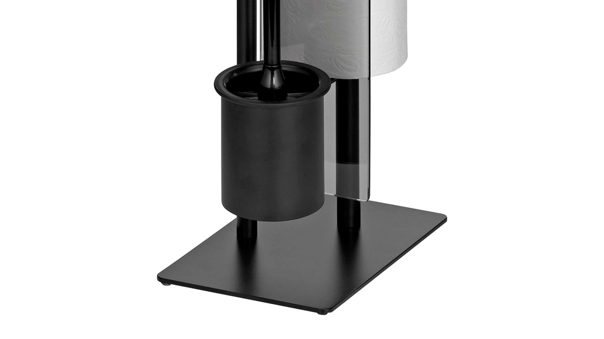 Toilettenbutler Kela | keck & lang aus Metall in Schwarz kela Toilettengarnitur Style Schwarz - Höhe ca. 71 cm