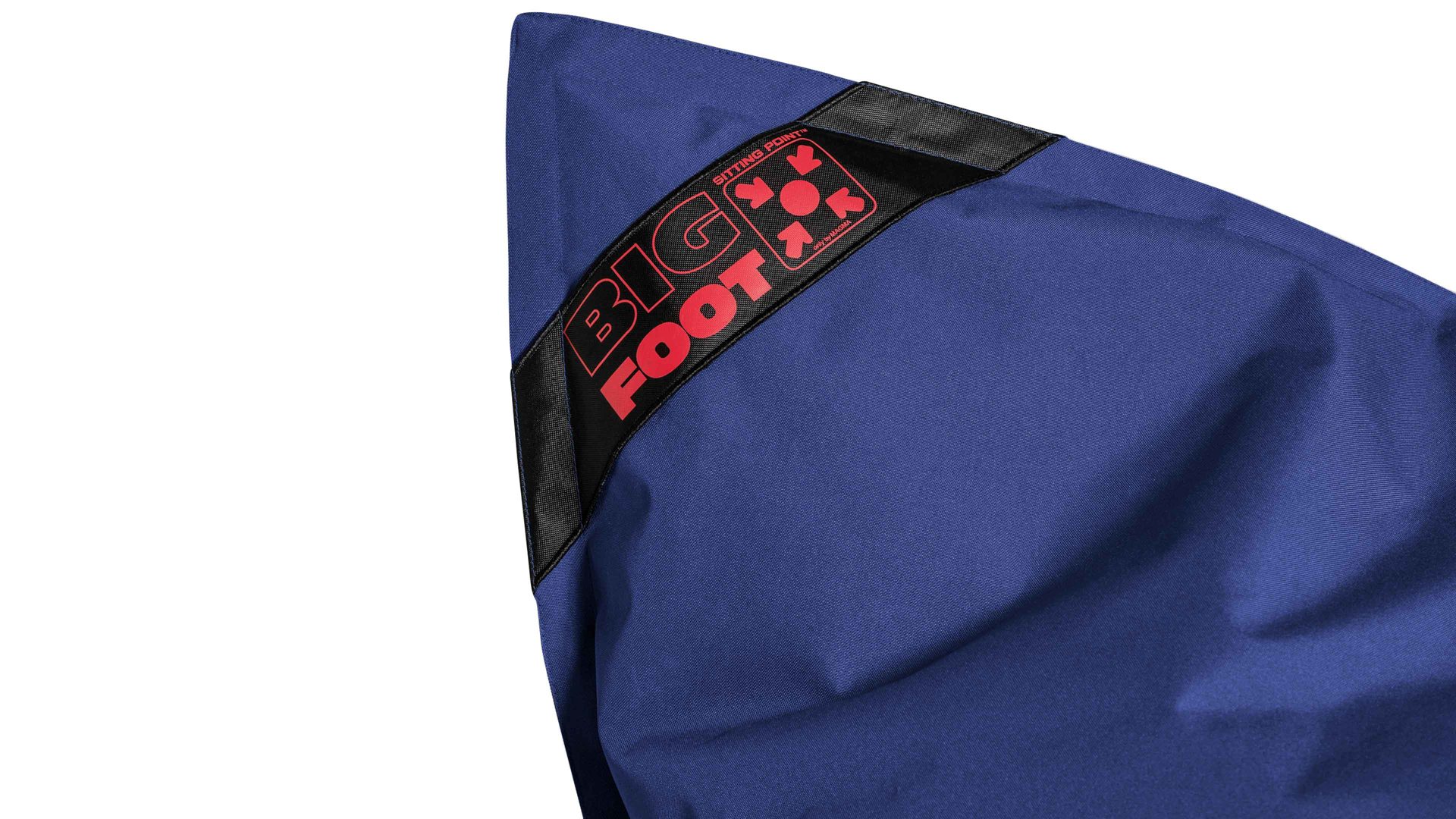 Sitzsack-Bodenkissen Magma sitting point aus Kunstfaser in Dunkelblau SITTING POINT Sitzsack bigfoot scuba® - Sitzmöbel dunkelblaue Kunstfaser - ca. 130 x 170 cm