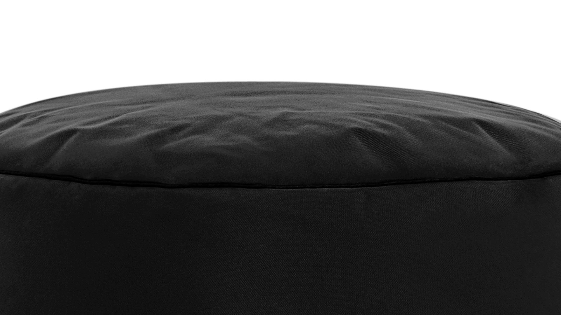 Sitzsack-Hocker Magma sitting point aus Kunstfaser in Schwarz SITTING POINT Sitzsack-Hocker dotcom scuba® als Kleinmöbel schwarze Kunstfaser – Durchmesser ca. 50 cm