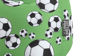 Standard-Sitzsack Magma sitting point aus Naturfaser in Grün SITTING POINT Sitzsack Kicker L als Sitzmöbel Grün - ca. 120 Liter