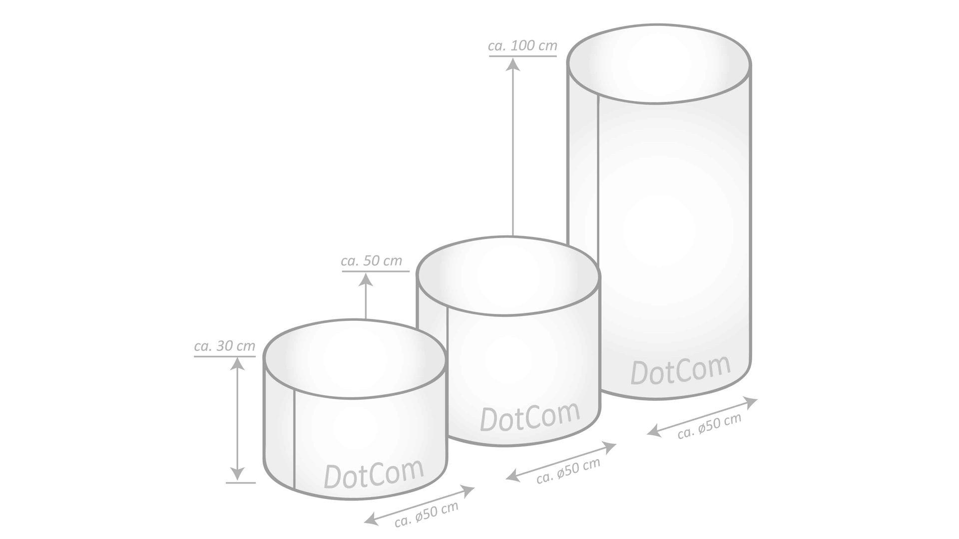 Sitzsack-Hocker Magma sitting point aus Kunstfaser in Holzfarben SITTING POINT Sitzsack-Hocker Dot Com Wood Höhe ca. 100 cm - Mikrofaser