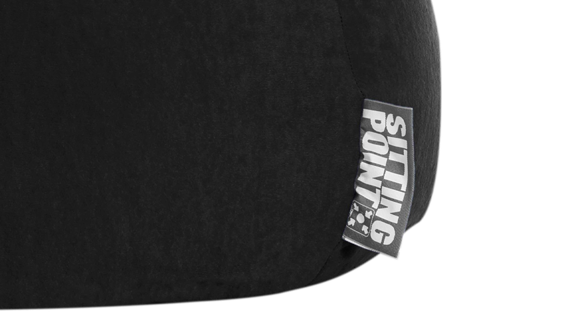 Standard-Sitzsack Magma sitting point aus Kunstfaser in Schwarz SITTING POINT beanbag easy XL als Sitzmöbel schwarze Mikrofaser - ca. 220 Liter