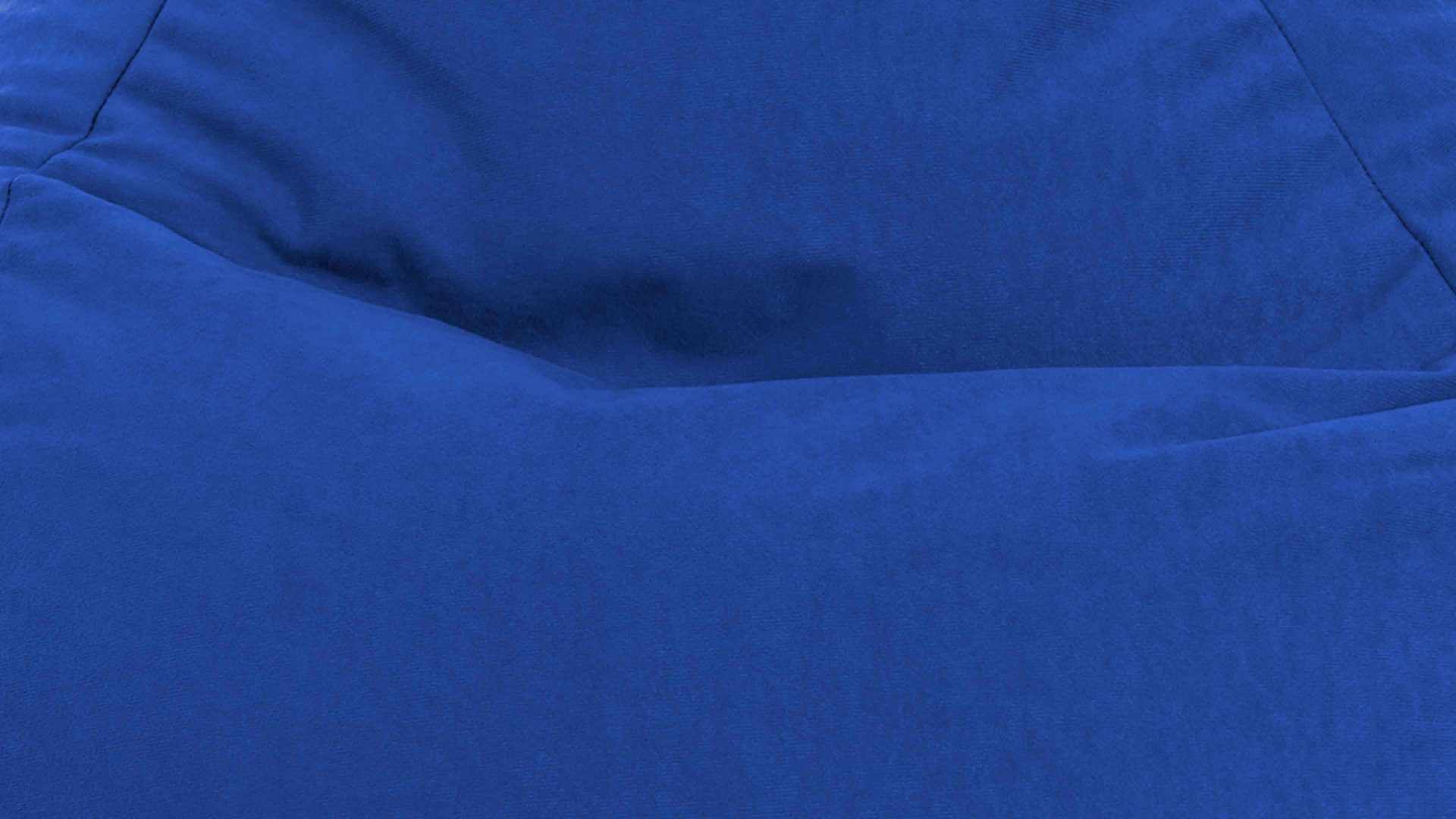 Standard-Sitzsack Magma sitting point aus Kunstfaser in Dunkelblau SITTING POINT beanbag easy XL als Sitzmöbel dunkelblaue Mikrofaser - ca. 220 Liter