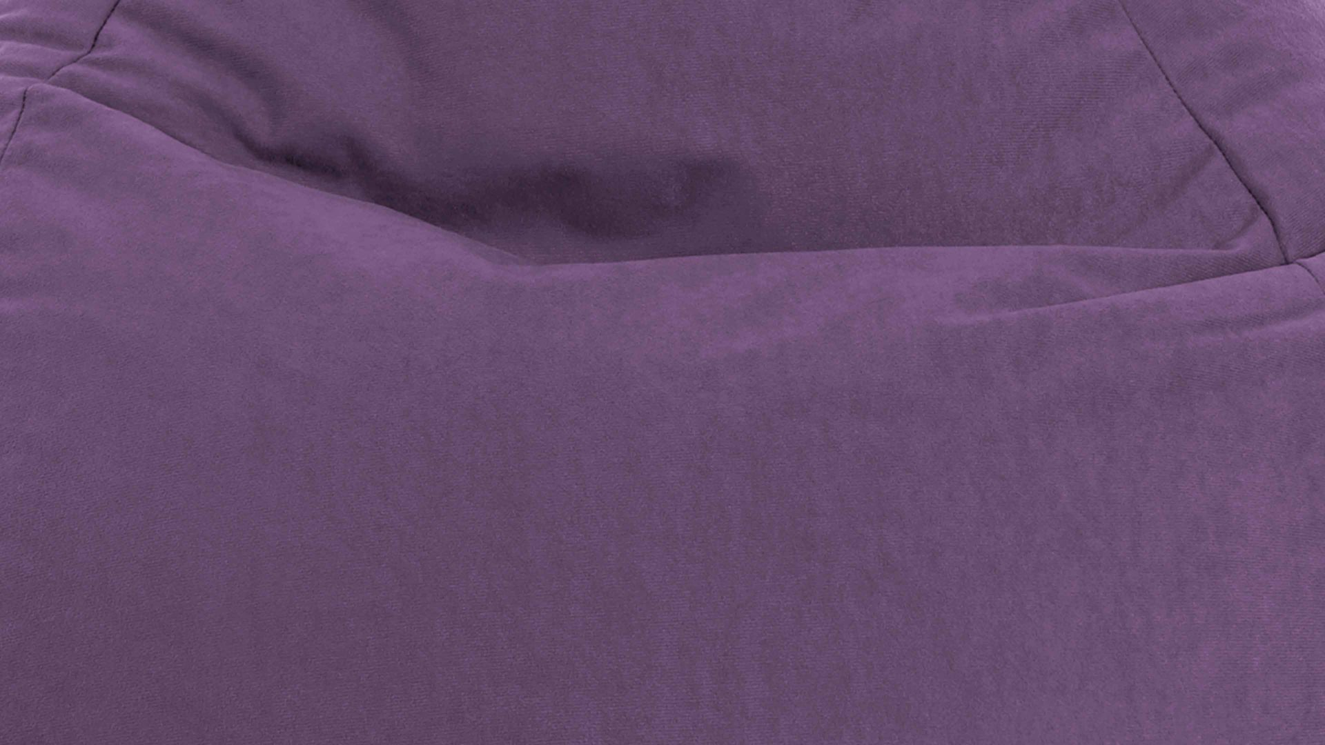 Standard-Sitzsack Magma sitting point aus Kunstfaser in Lila SITTING POINT beanbag easy XL als Sitzmöbel lila Mikrofaser - ca. 220 Liter