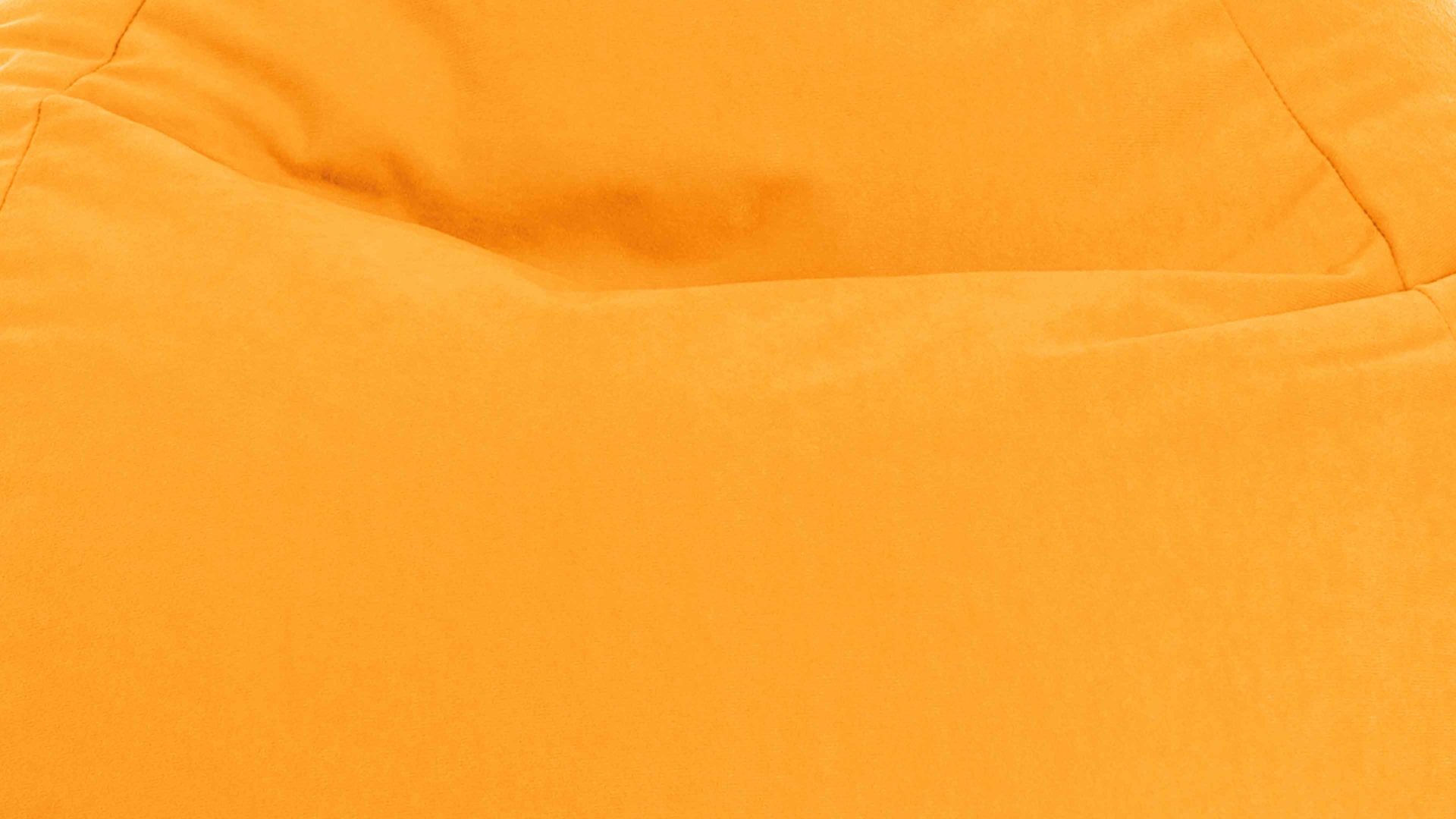 Standard-Sitzsack Magma sitting point aus Kunstfaser in Schwarz SITTING POINT beanbag easy L - Sitzmöbel gelbe Mikrofaser - ca. 120 Liter