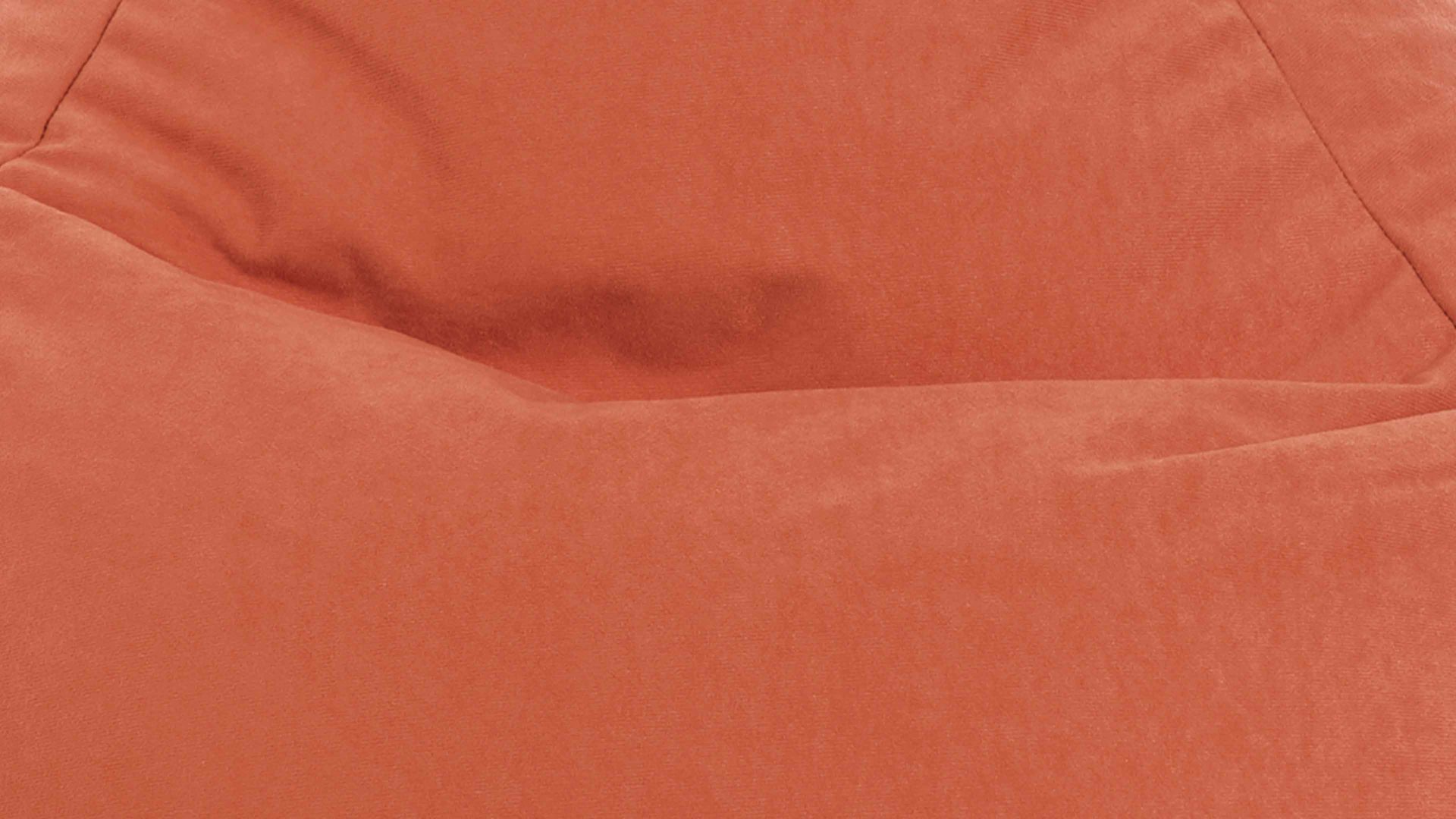 Standard-Sitzsack Magma sitting point aus Kunstfaser in Grün SITTING POINT beanbag easy L - Sitzmöbel orange Mikrofaser - ca. 120 Liter