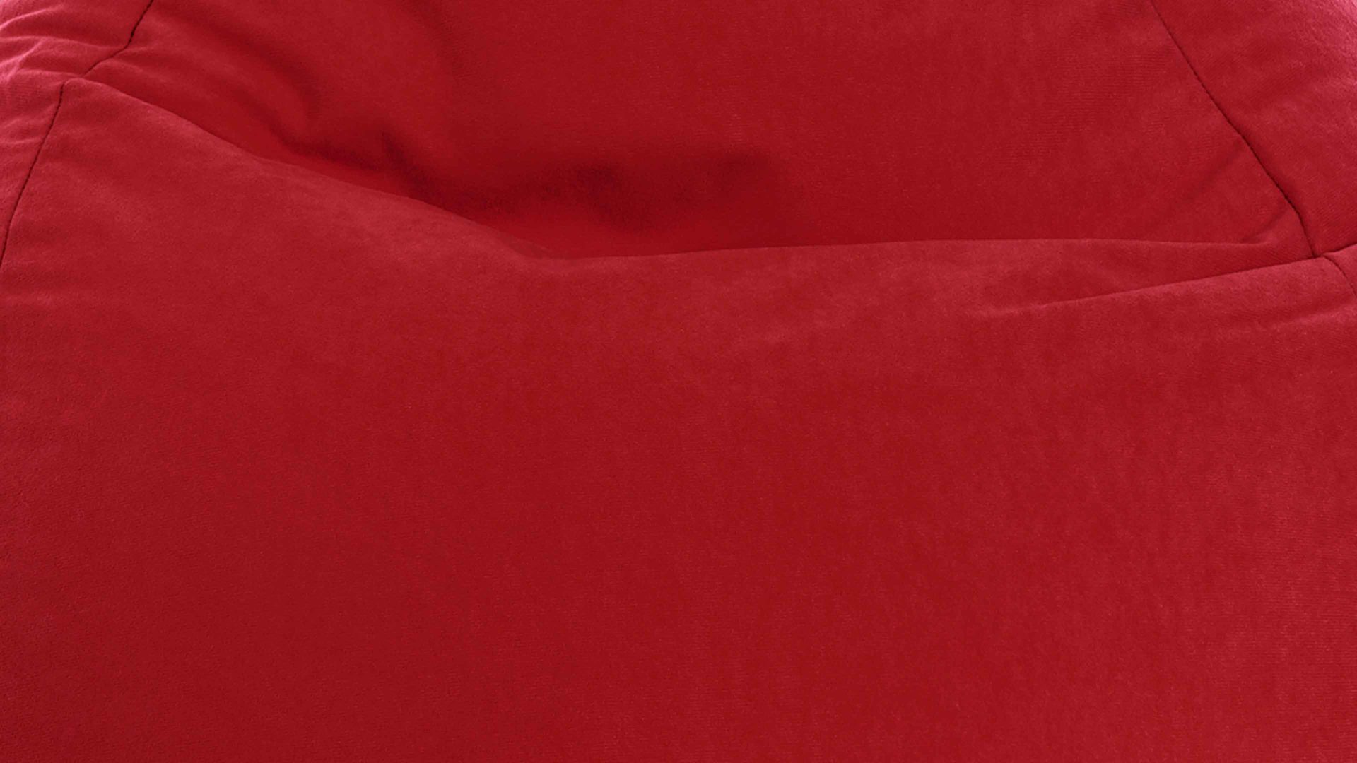 Standard-Sitzsack Magma sitting point aus Kunstfaser in Dunkelrot SITTING POINT beanbag easy L - Sitzmöbel rote Mikrofaser - ca. 120 Liter