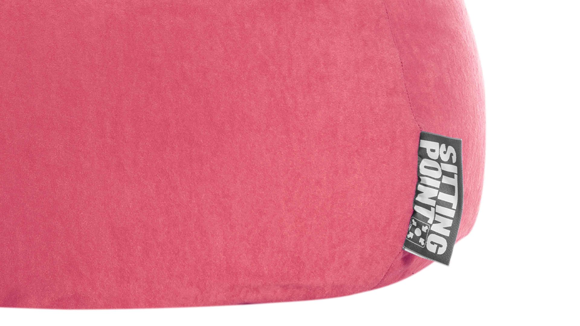 Standard-Sitzsack Magma sitting point aus Kunstfaser in Pink SITTING POINT beanbag easy XL als Sitzmöbel pinke Mikrofaser - ca. 220 Liter