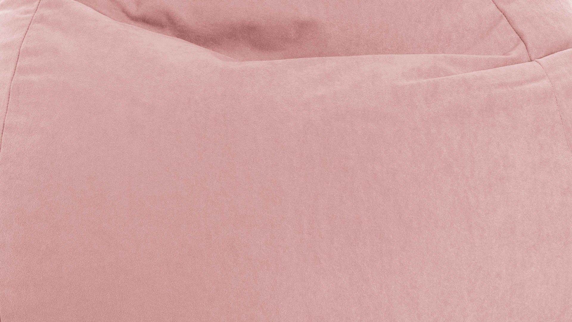 Standard-Sitzsack Magma sitting point aus Kunstfaser in Rosa SITTING POINT beanbag easy L - Sitzmöbel altrosa Mikrofaser - ca. 120 Liter