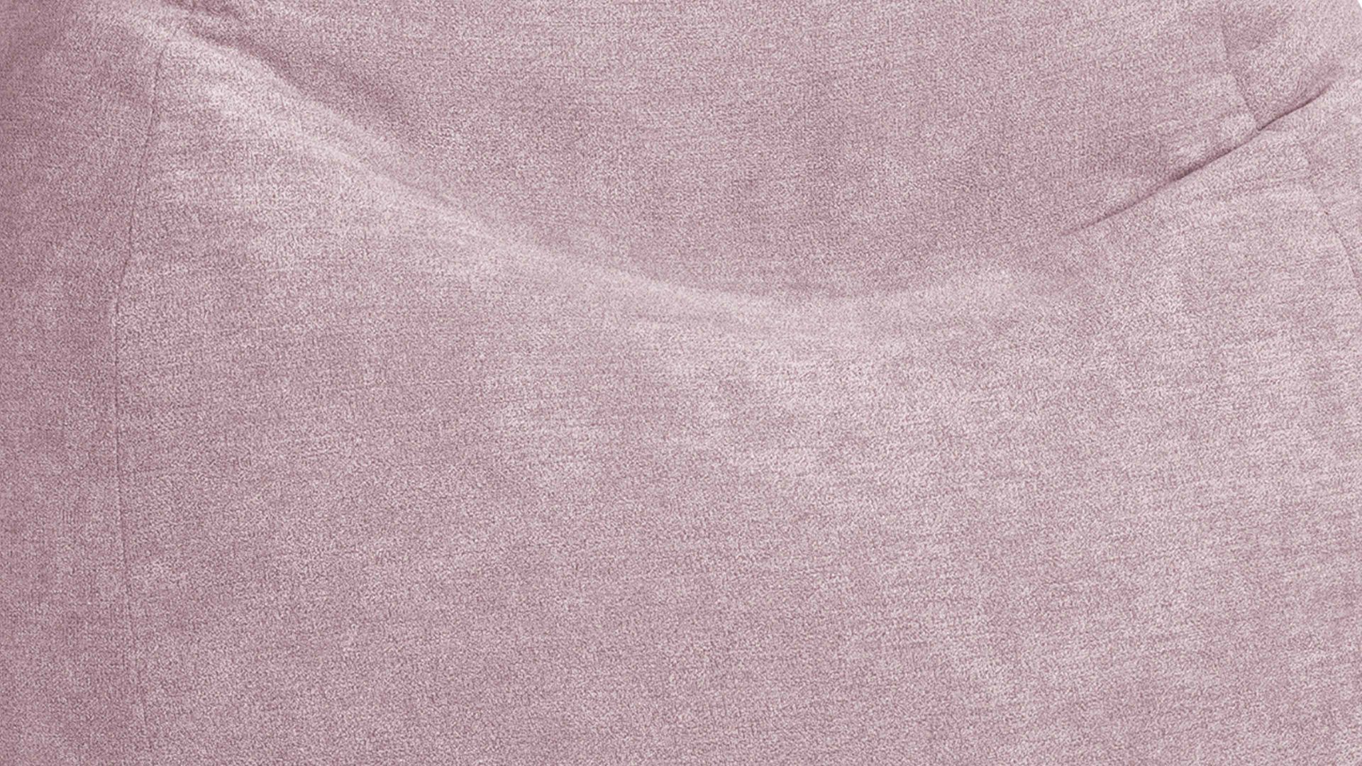 Sitzsack Magma sitting point aus Kunstfaser in Rosa SITTING POINT beanbag alfa XXL - lässiger Sitzsack altrosé Velours 067 – ca. 300 Liter