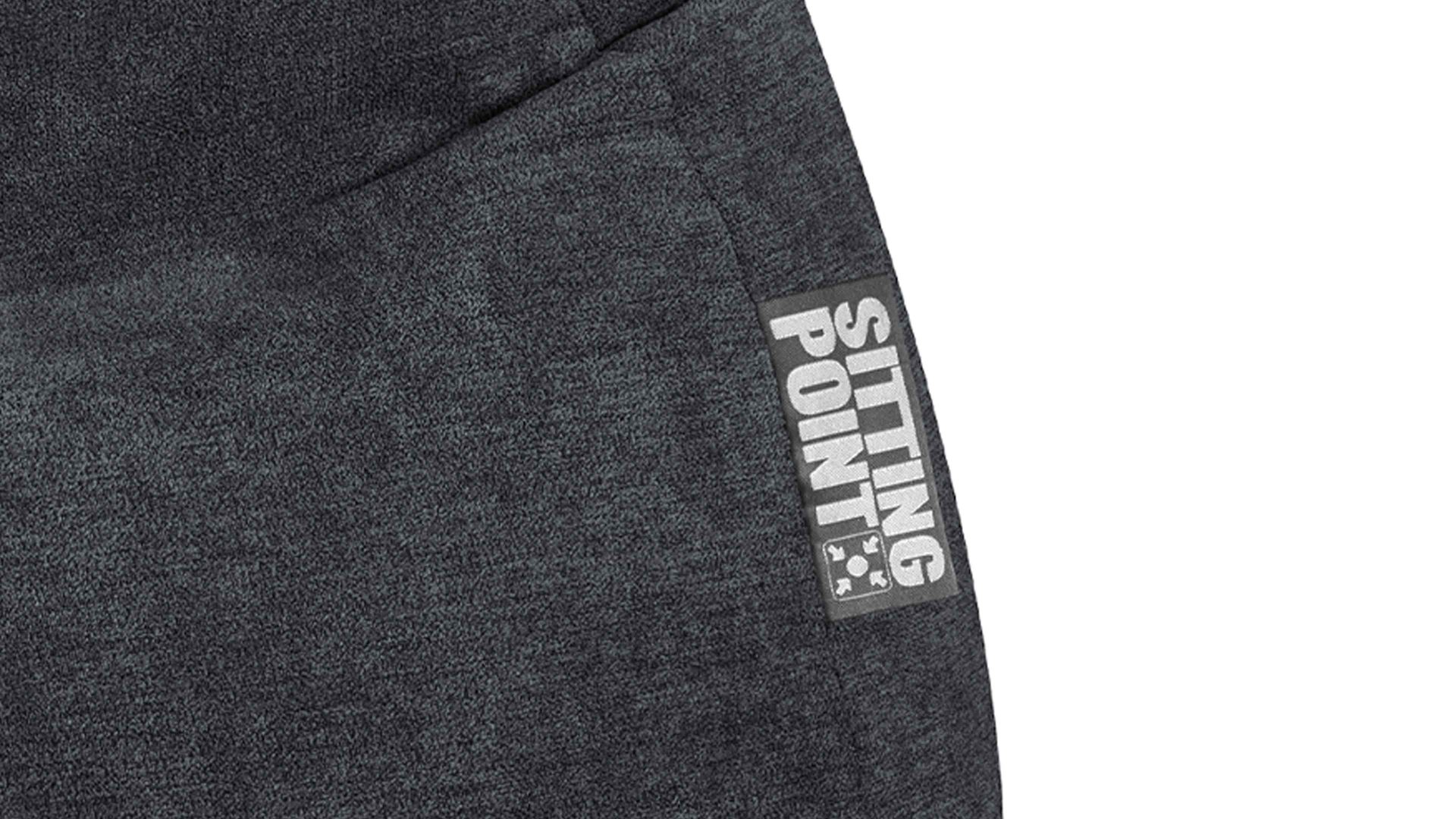 Sitzsack Magma sitting point aus Kunstfaser in Schwarz SITTING POINT beanbag alfa XL - lässiger Sitzsack schwarzer Velours 001 – ca. 220 Liter