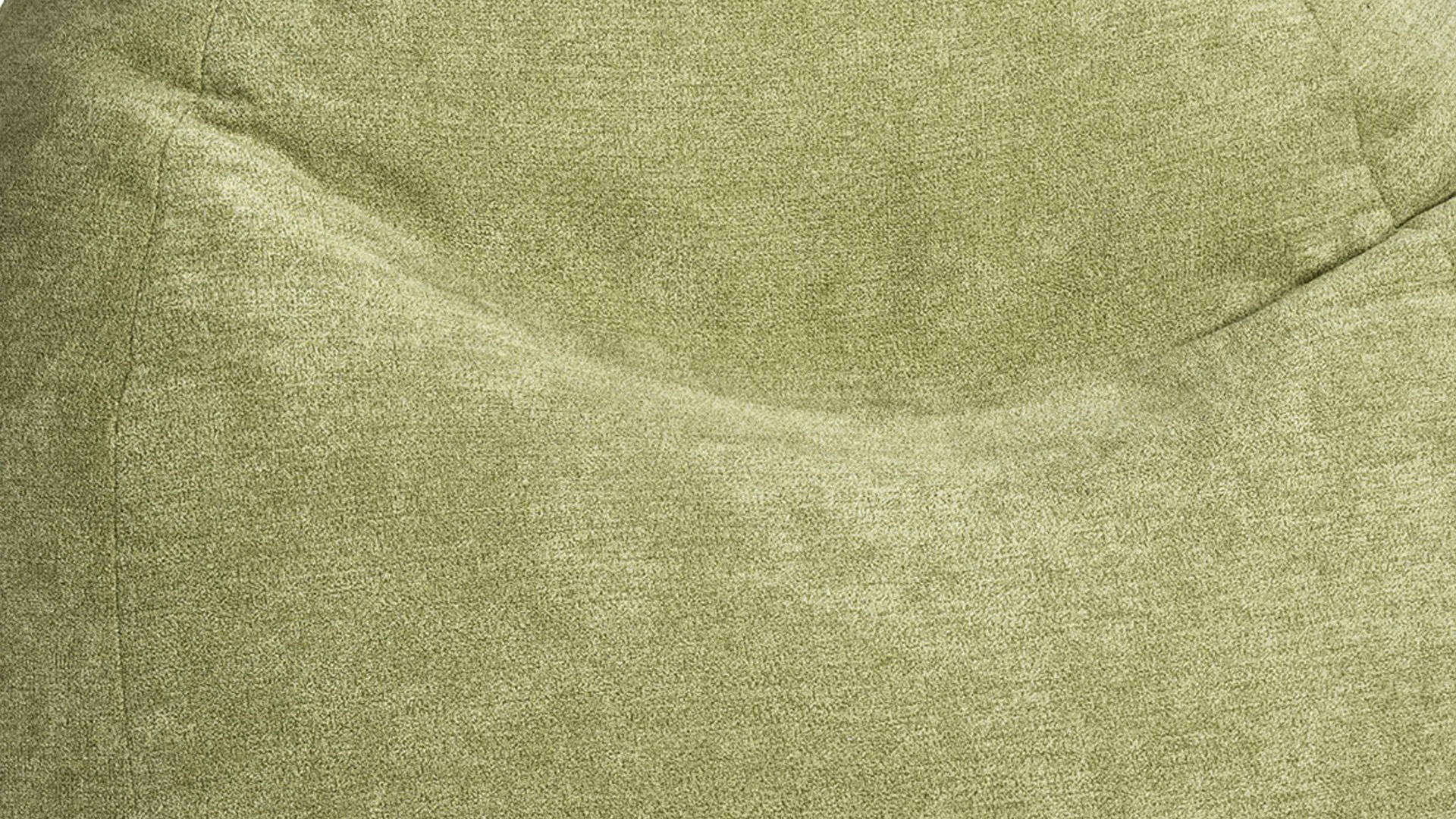 Sitzsack Magma sitting point aus Kunstfaser in Hellgrün SITTING POINT beanbag alfa XL - lässiger Sitzsack grüner Velours 030 – ca. 220 Liter