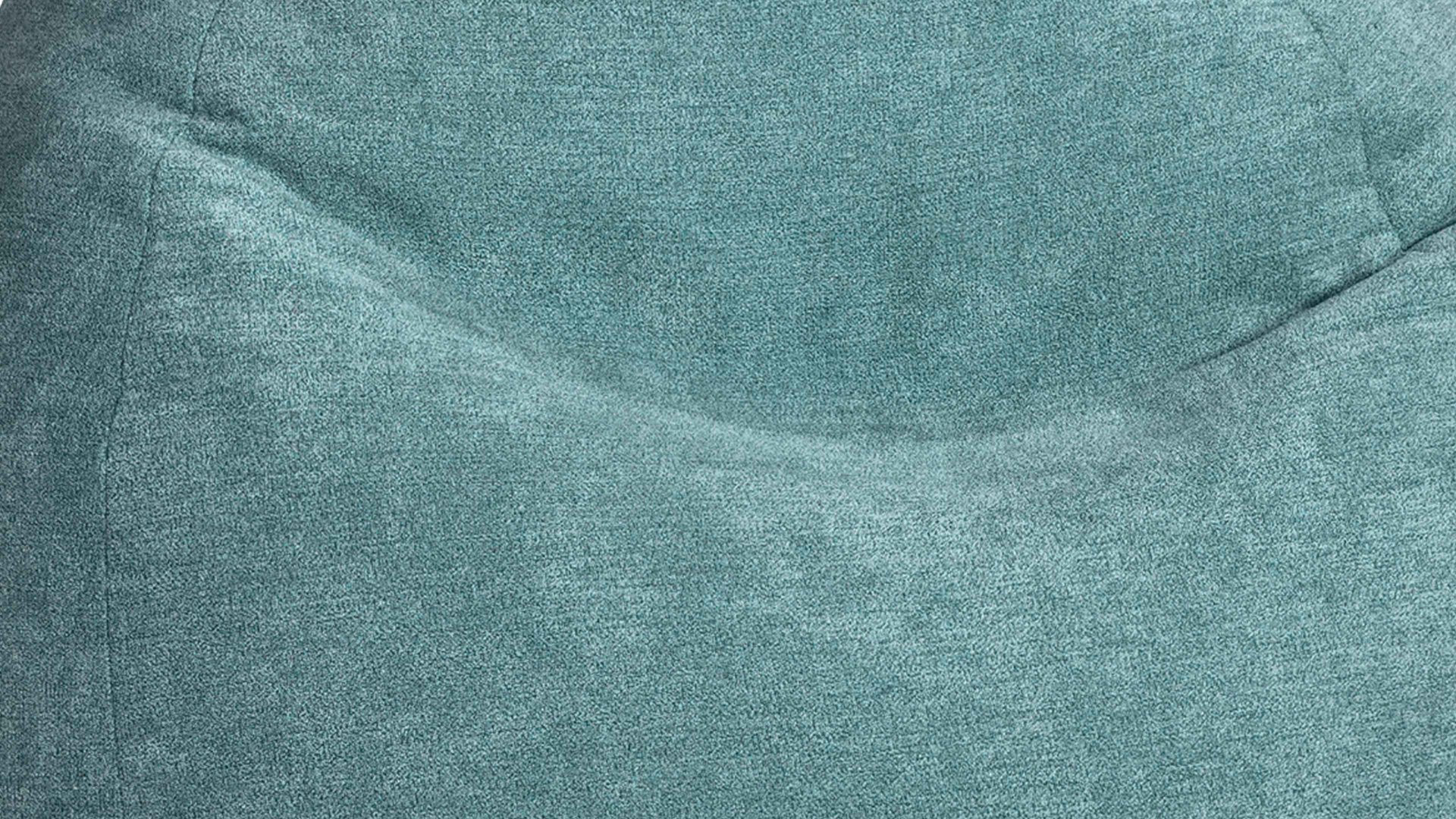 Sitzsack Magma sitting point aus Kunstfaser in Petrol SITTING POINT beanbag alfa XL - lässiger Sitzsack petrolfarbener Velours 034 – ca. 220 Liter