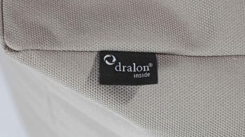 Sitzsack-Liege Magma sitting point aus Kunstfaser in Hellgrau SITTING POINT Sitzsack-Sessel twist outside graue Outdoor-Kunstfaser - ca. 300 Liter