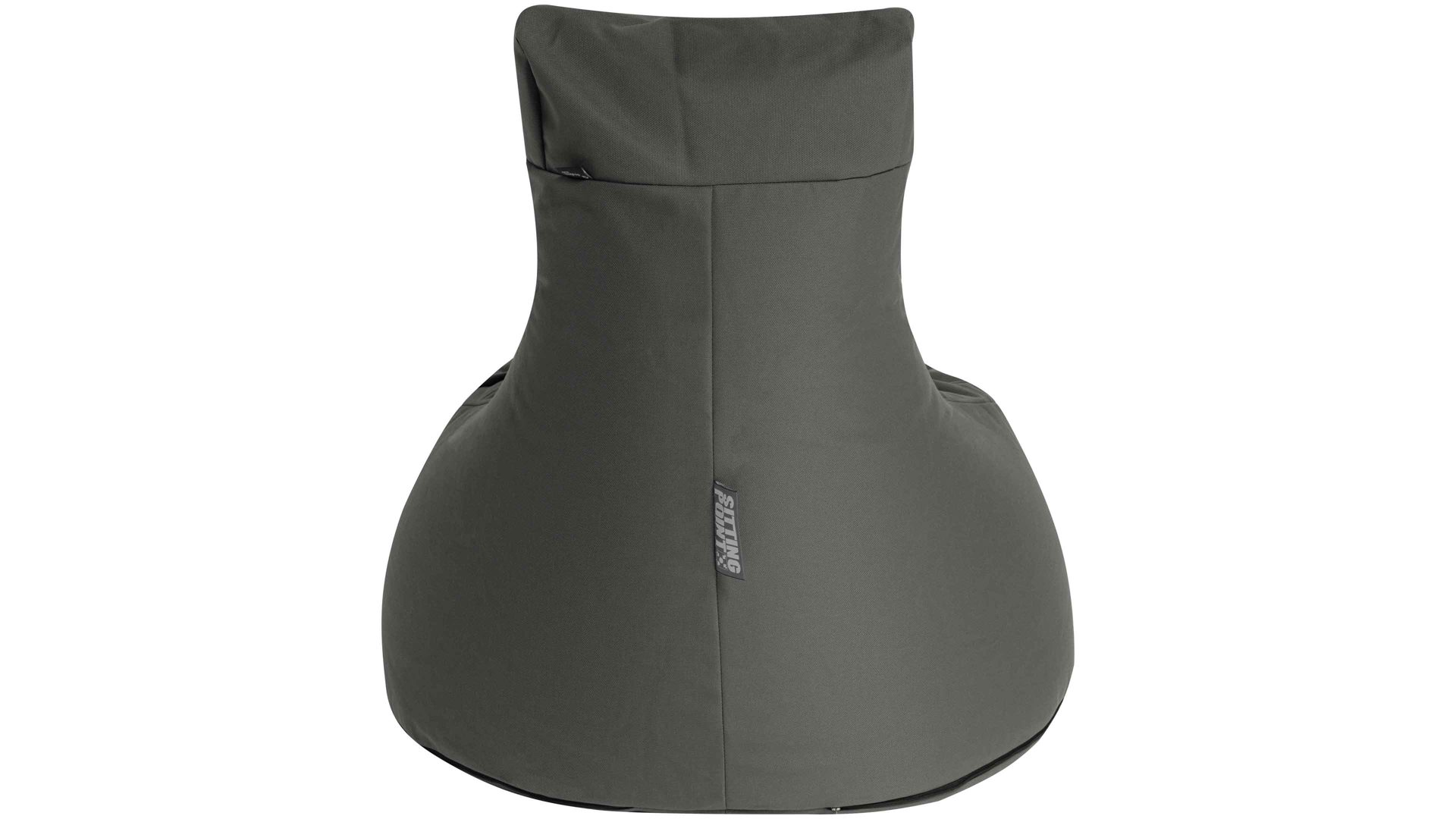 Sitzsack-Sessel Magma sitting point aus Kunstfaser in Anthrazit SITTING POINT Sitzsack-Sessel swing outside anthrazitfarbene Outdoor-Kunstfaser - ca. 300 Liter