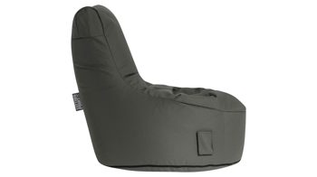 Sitzsack-Sessel Magma sitting point aus Kunstfaser in Anthrazit SITTING POINT Sitzsack-Sessel swing outside anthrazitfarbene Outdoor-Kunstfaser - ca. 300 Liter