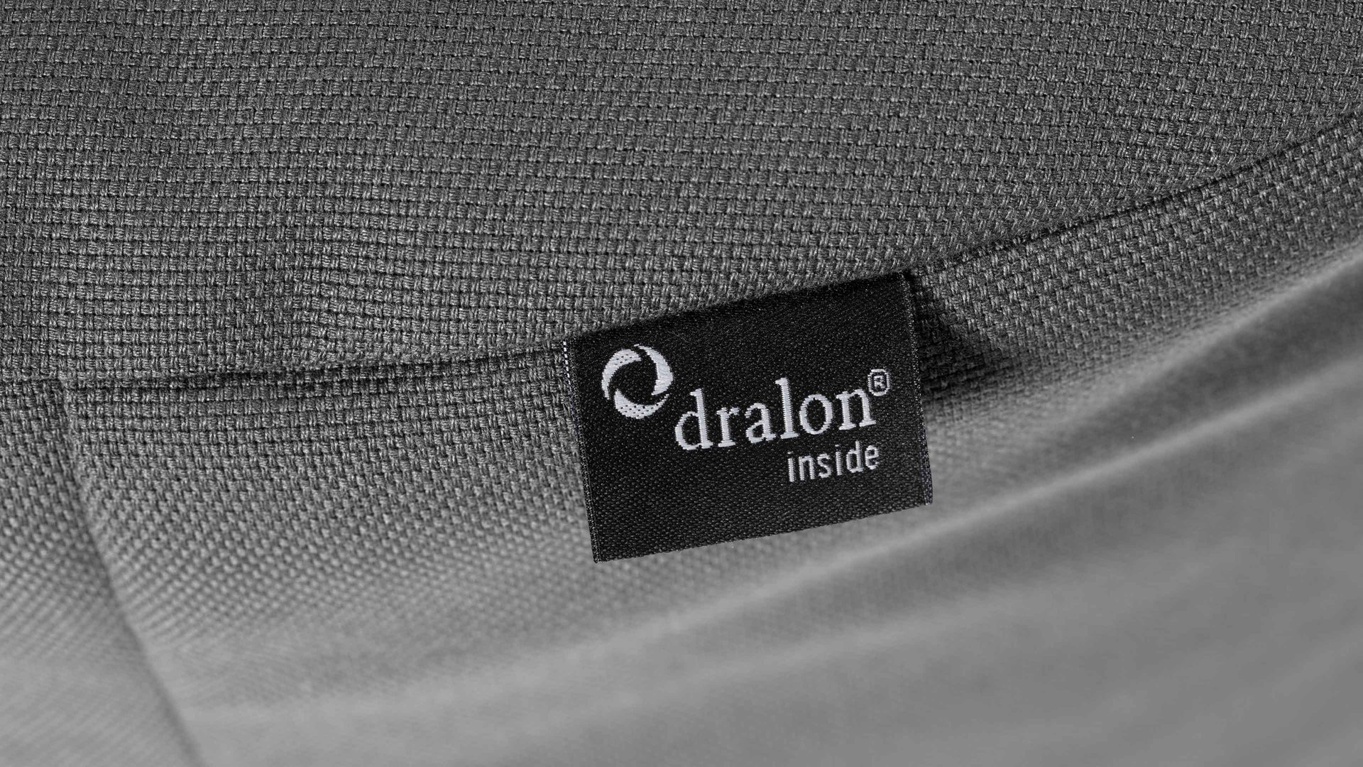 Sitzsack-Liege Magma sitting point aus Kunstfaser in Anthrazit SITTING POINT Sitzsack-Sessel twist outside anthrazitfarbene Outdoor-Kunstfaser - ca. 300 Liter