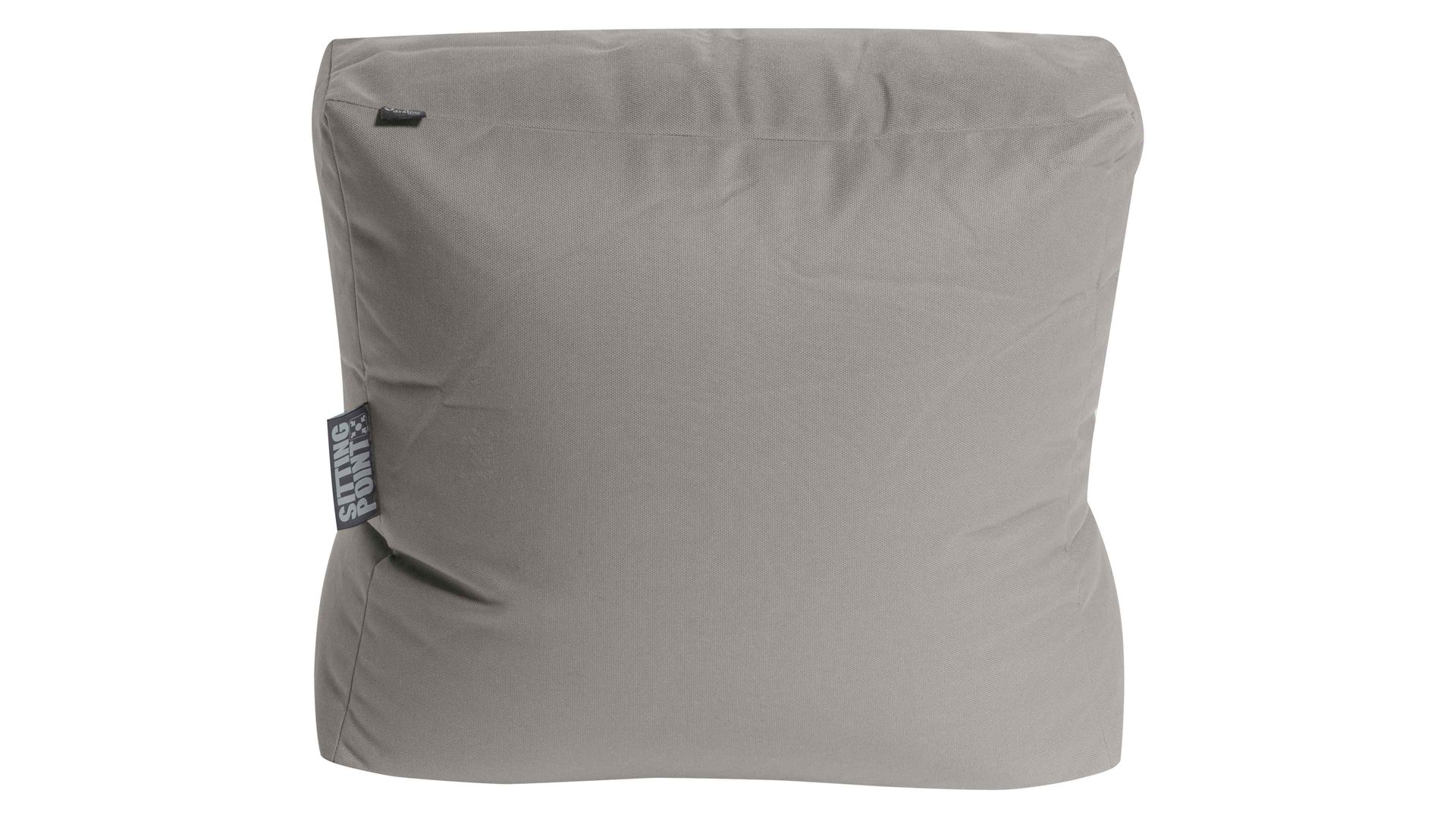 Sitzsack-Liege Magma sitting point aus Kunstfaser in Hellgrau SITTING POINT Sitzsack-Sessel twist outside graue Outdoor-Kunstfaser - ca. 300 Liter