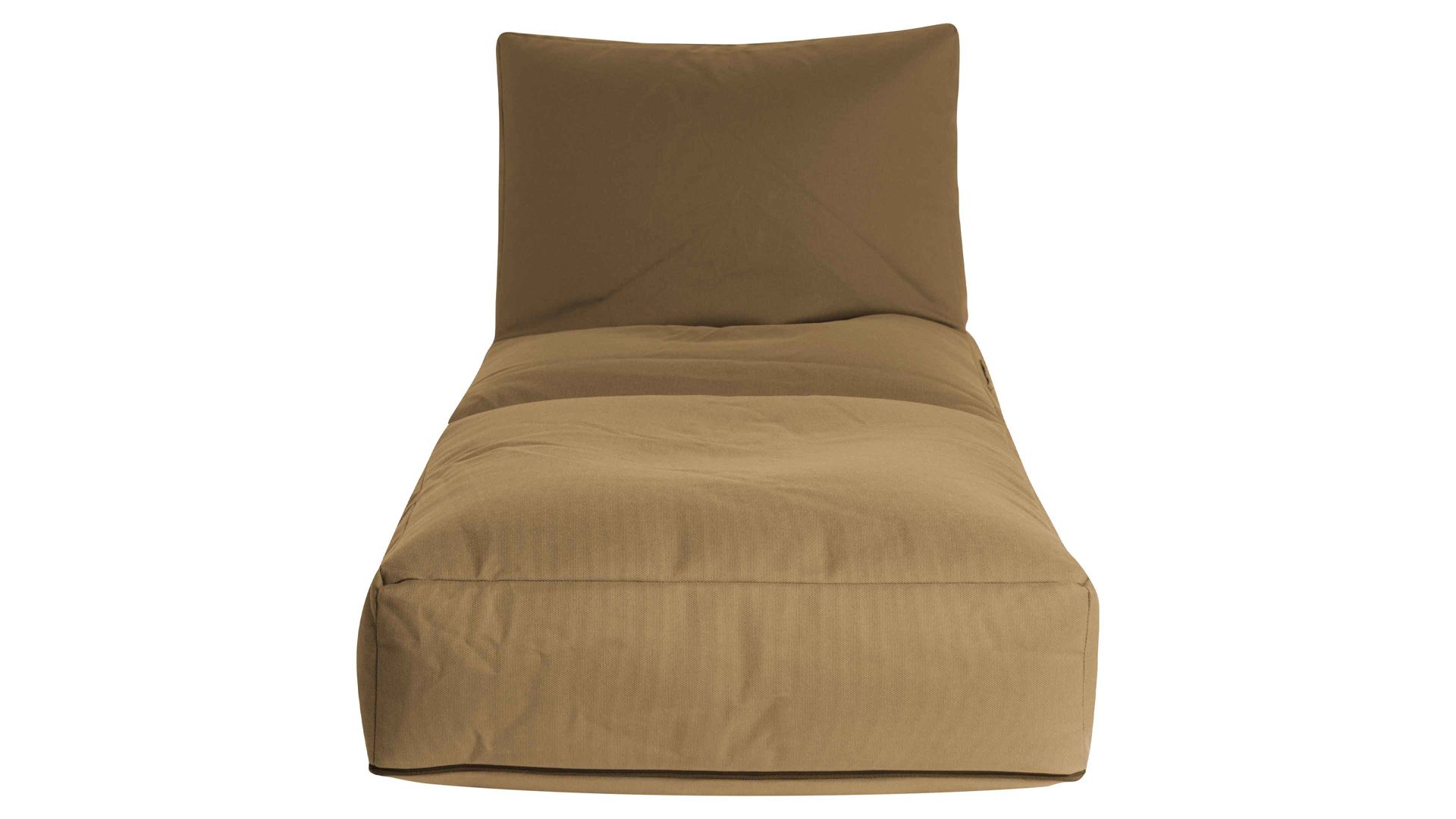 Sitzsack-Liege Magma sitting point aus Kunstfaser in Braun SITTING POINT Sitzsack-Sessel twist outside braune Outdoor-Kunstfaser - ca. 300 Liter