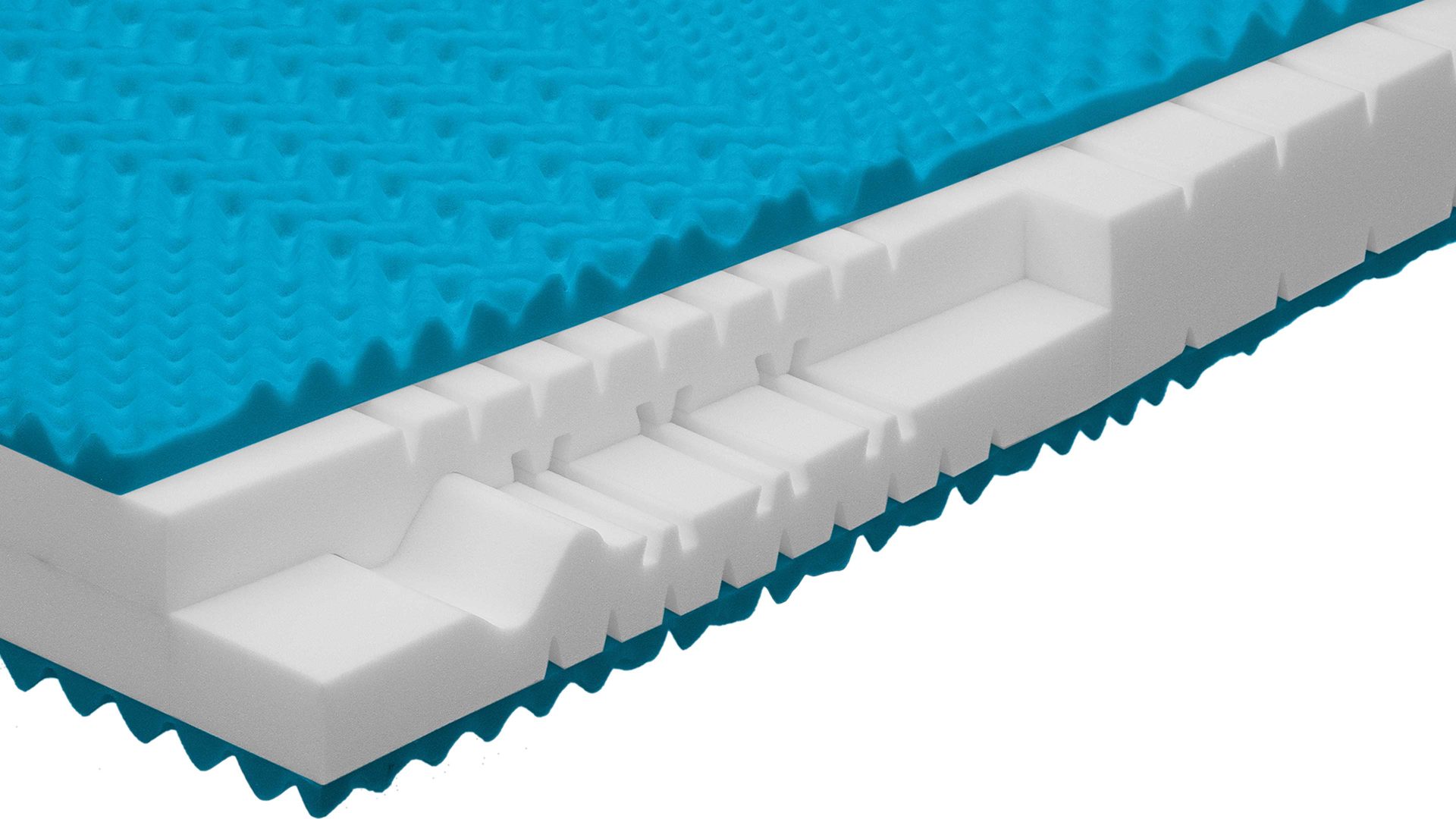 Kaltschaummatratze comfortmaster besser sitzen, liegen, leben aus Stoff in Weiß Comfortmaster Matratze Comfort S H3, Kaltschaum – Liegefläche ca. 100 x 200 cm