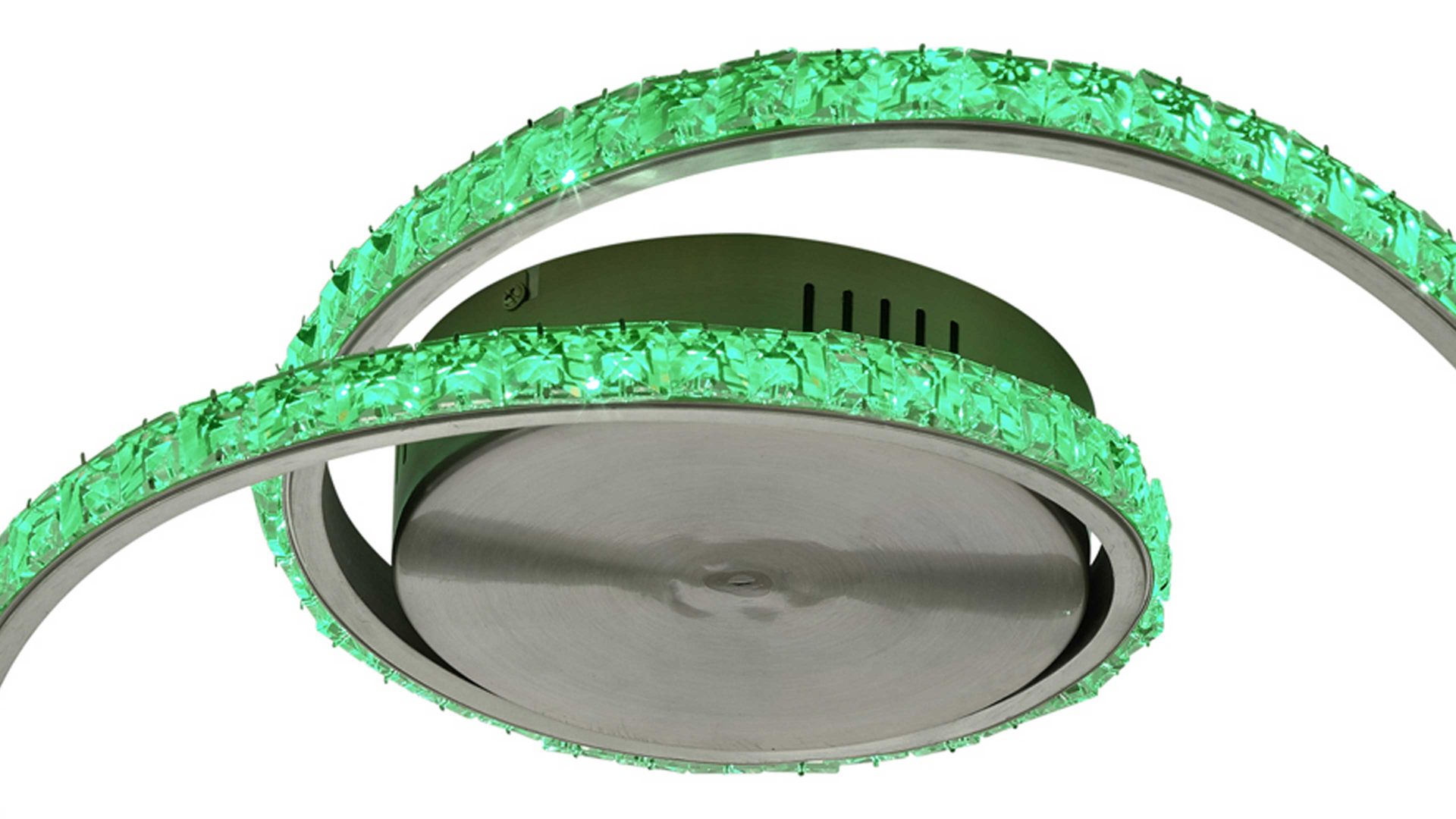 Deckenleuchte Reality leuchten aus Metall in Aluminium RL Deckenleuchte Rubin Aluminium & Acryl - Breite ca. 45 cm