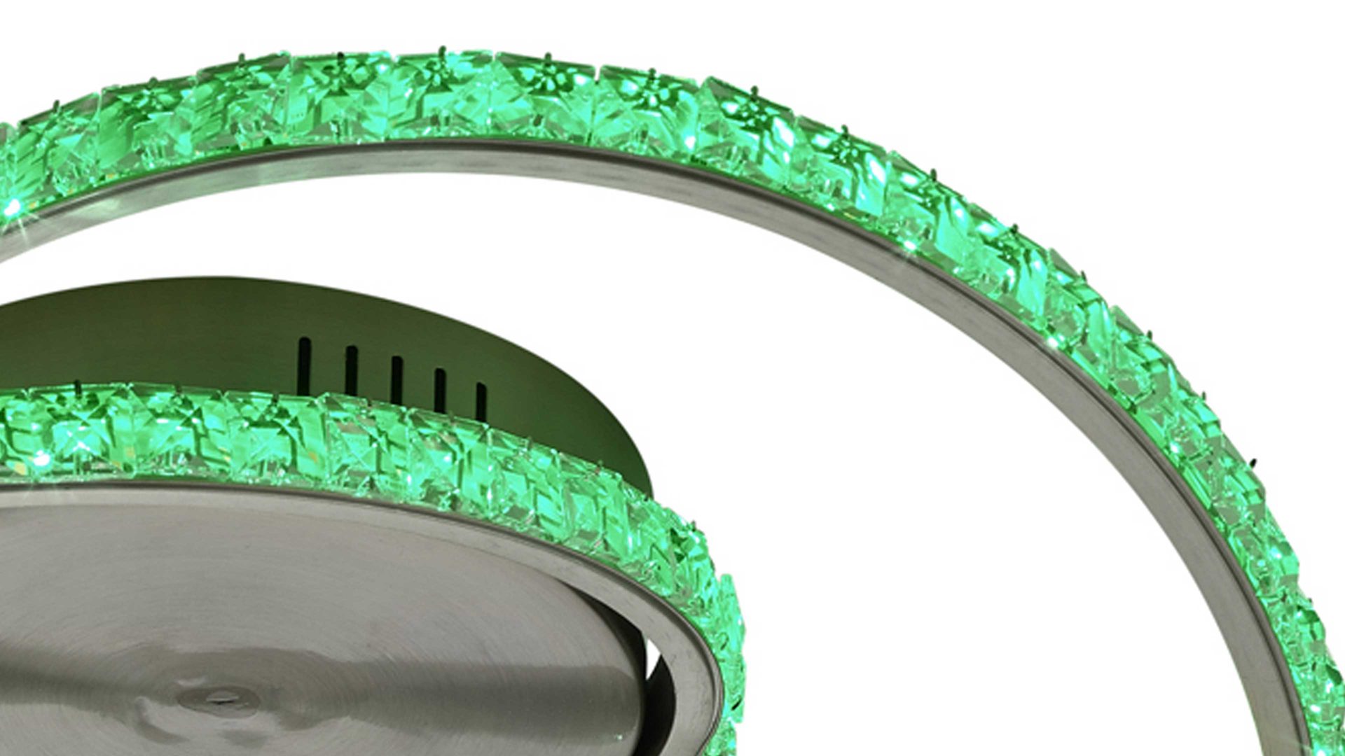 Deckenleuchte Reality leuchten aus Metall in Aluminium RL Deckenleuchte Rubin Aluminium & Acryl - Breite ca. 45 cm