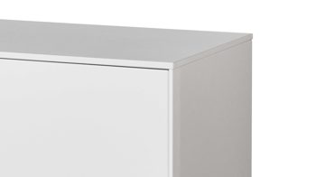 Lowboard Venjakob aus Kunststoff in Weiß VENJAKOB Wohnprogramm Sentino 3000 - Lowboard kristallweiße matte Lackoberflächen – ca. 182 x 55 x 53 cm