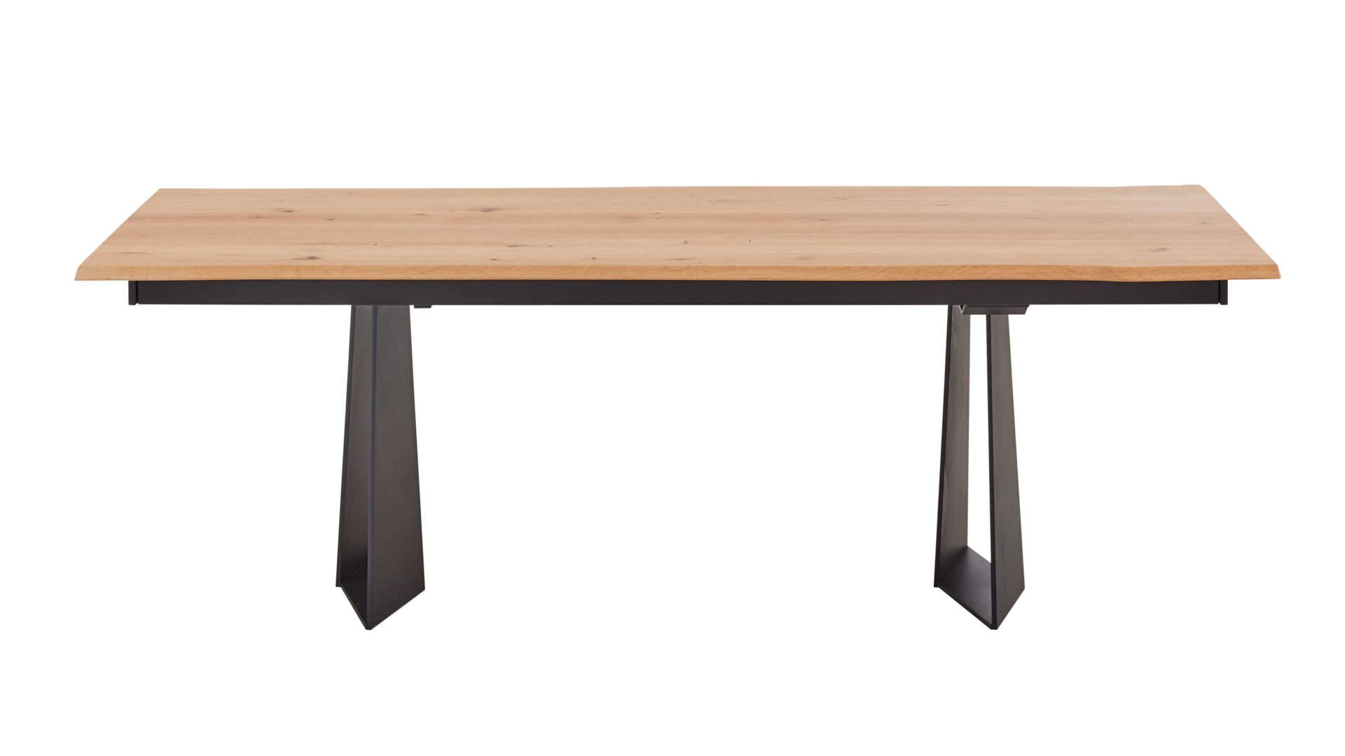 Esstisch Venjakob aus Holz in Holzfarben VENJAKOB Esstisch Chic ET674 Wildeiche hell & matt Anthrazit - ca. 140 x 90 cm