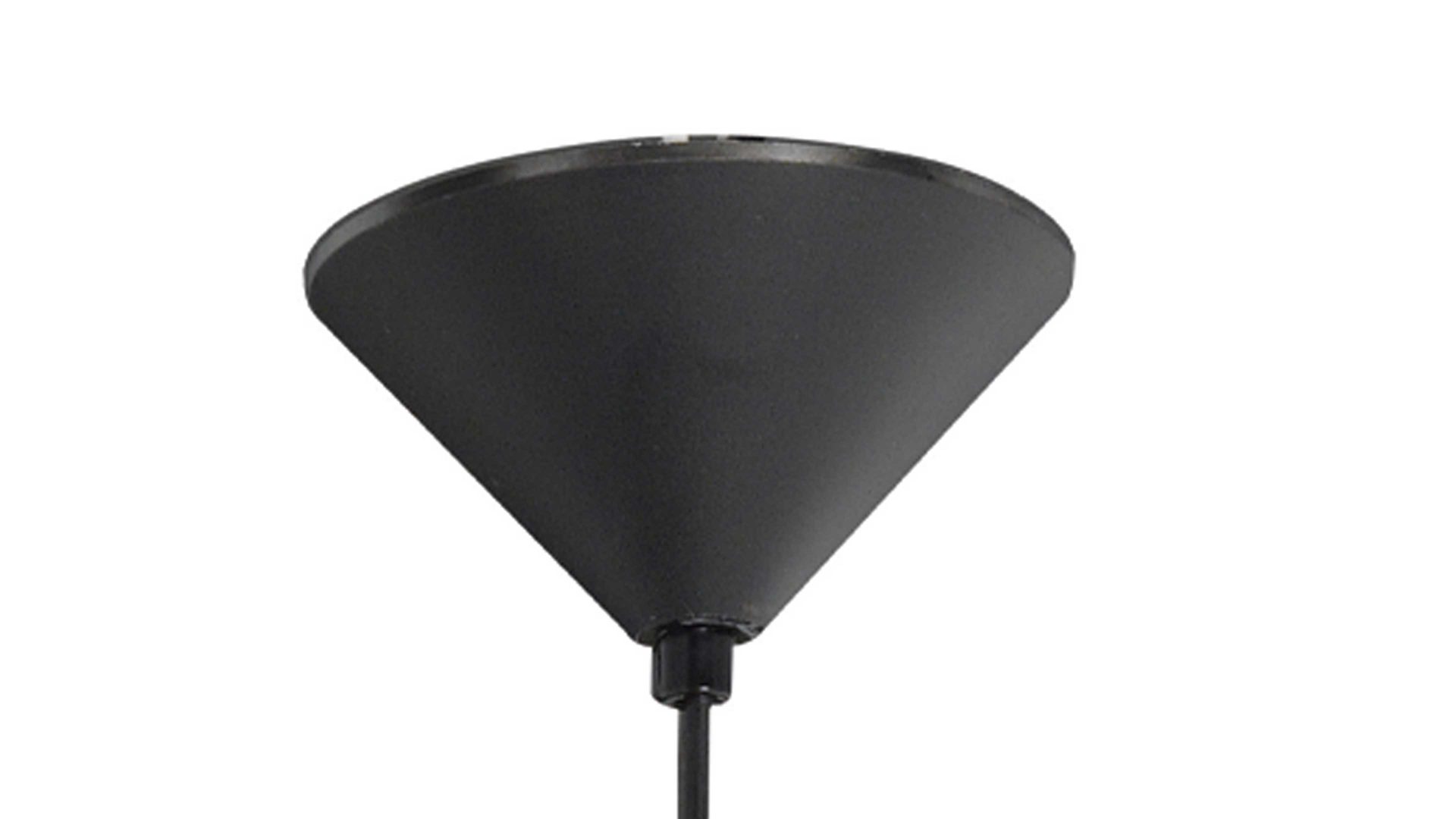 Pendelleuchte Fh fischer & honsel aus Glas in Dunkelgrau FH Hängelampe Dini Rauchglas – Durchmesser ca. 25 cm