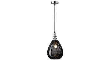 Pendelleuchte Fh fischer & honsel aus Glas in Dunkelgrau FH Hängeleuchte Uller Rauchglas – Durchmesser ca. 20 cm