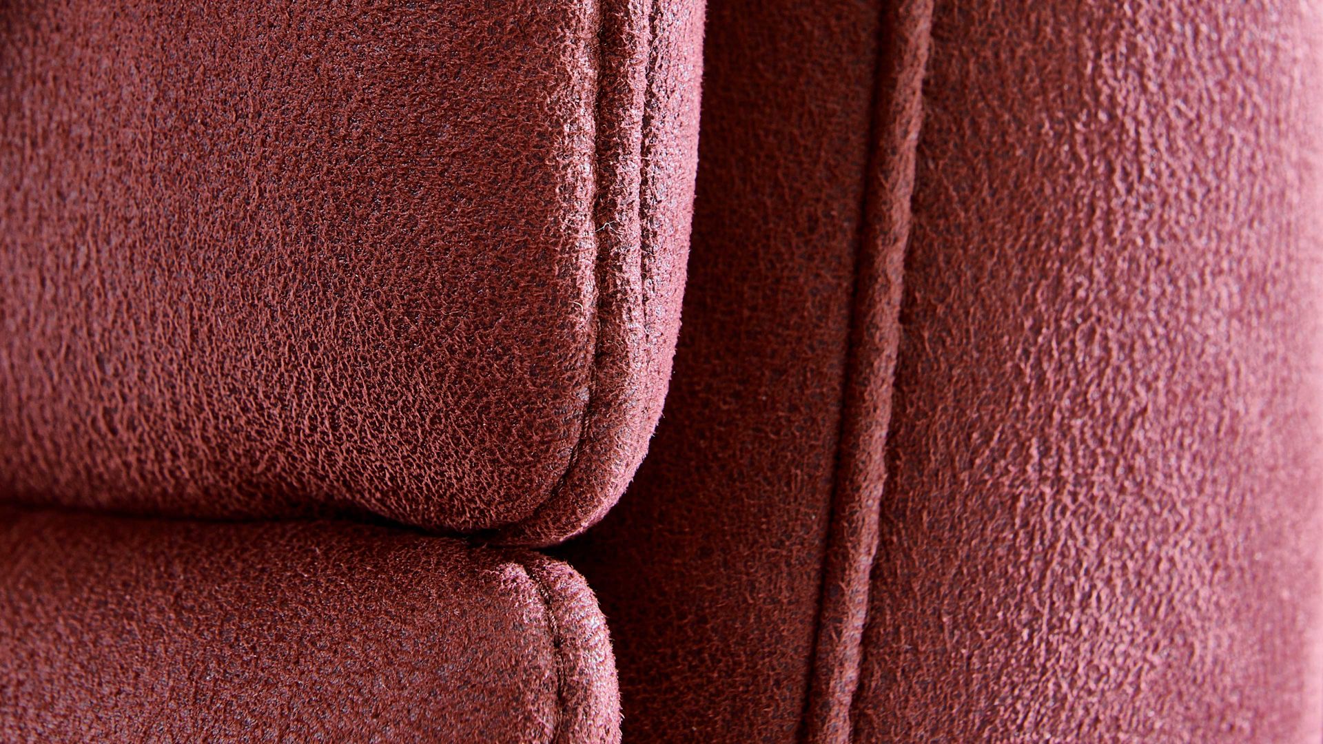 Relaxsessel OrthoSedis aus Kunstfaser in Rot OrthoSedis OS-HU1043 - Relaxsessel A8 mit Aufstehhilfe und Federkern weinrote Mikrofaser Deluxe - Ergonomie S