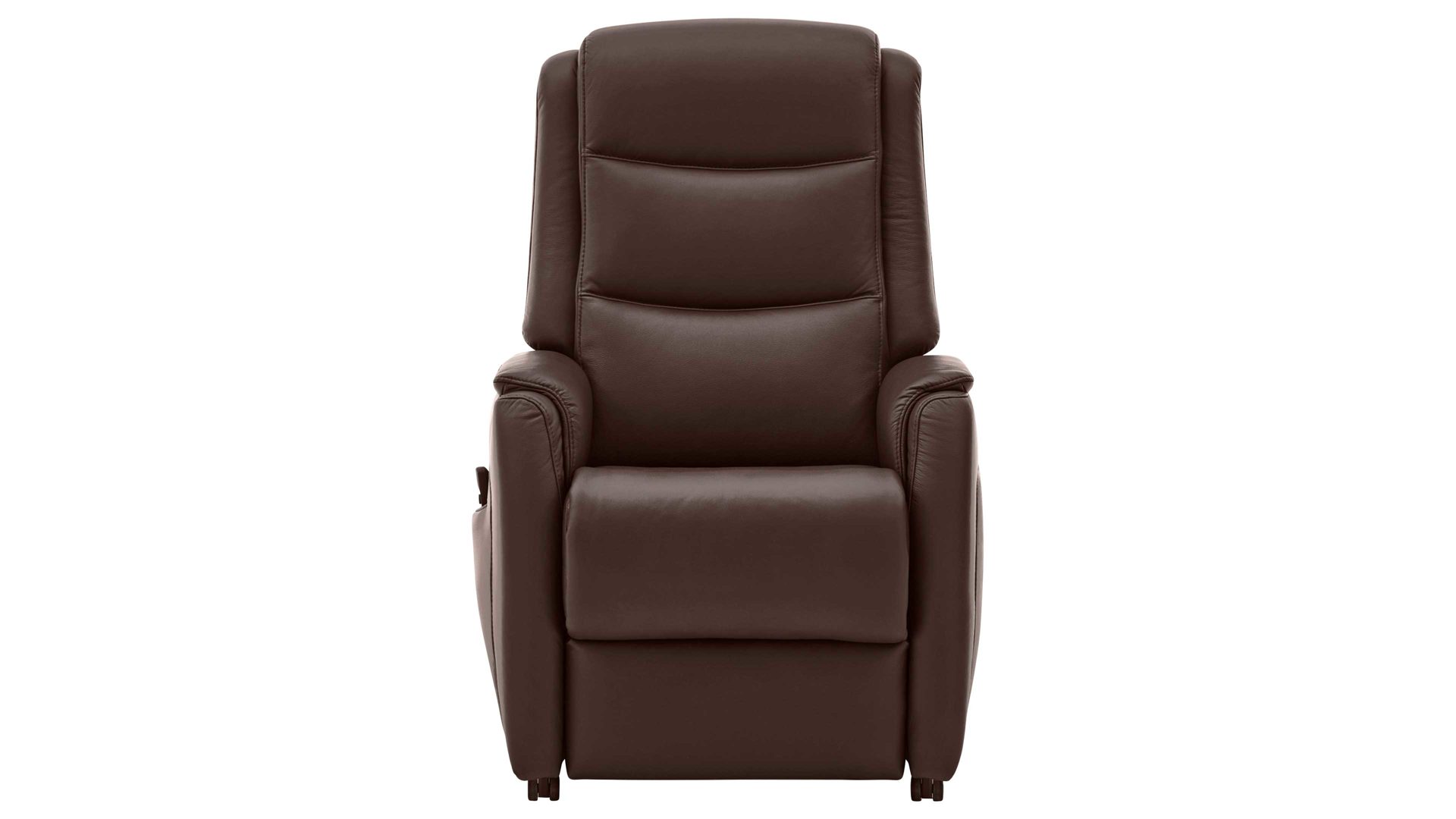 Fernsehsessel OrthoSedis aus Leder in Braun OrthoSedis OS-HU1111 - TV-Sessel A4 zwei Motoren - schokofarbenes Leder Torro