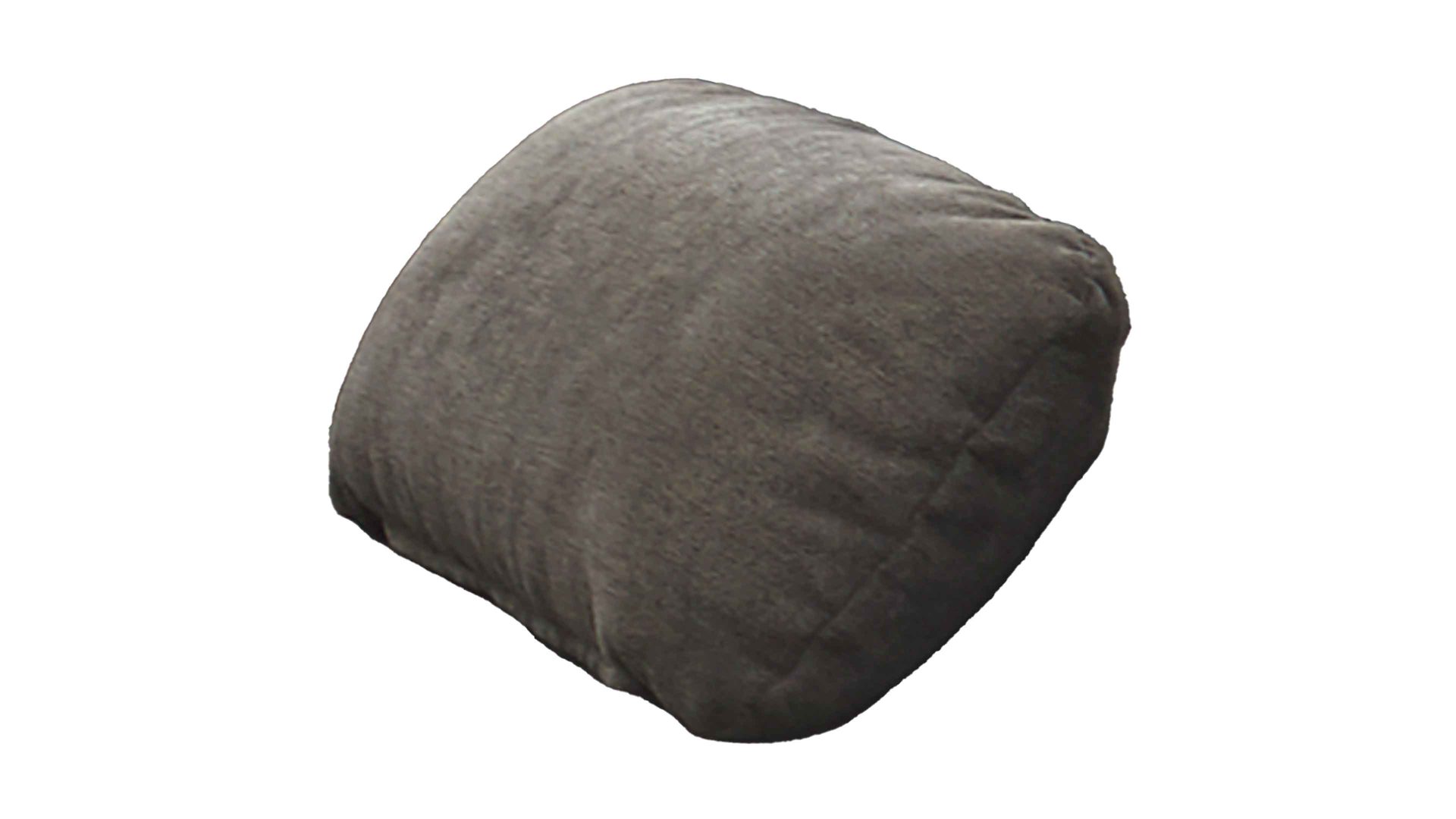 Einzelkissen modulmaster aus Stoff in Dunkelgrau Modulmaster MM-MP1078 - Nierenkissen schieferfarbene Chenille Charly - ca. 58 x 25 cm