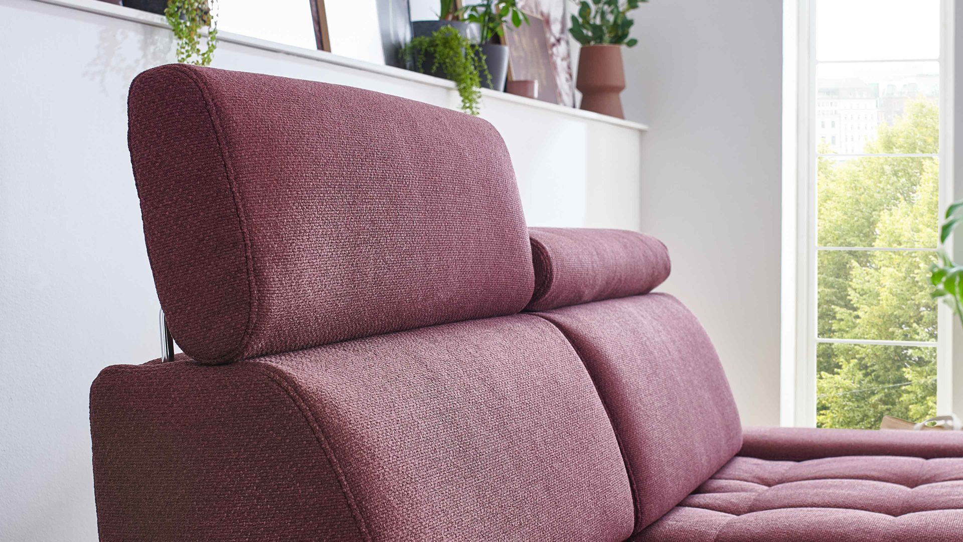 Funktion KAWOO aus Metall in Transparent KAWOO Polsterprogramm Torino - Kopfteilverstellung manuell