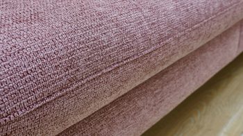 Funktionshocker modulmaster aus Stoff in Rosa Modulmaster MM-ZE1130 - XXL-Funktionshocker rosé Webstoff Famosa wine & schwarze Alufüße - ca. 130 x 65 cm